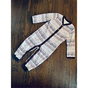 BURT’S BEES BABY Infant 6-12 Mos Sleep N Play Holiday 1-piece